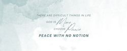 Peace With No Notion